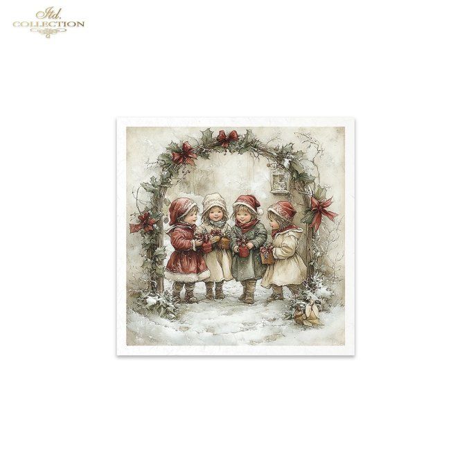 Papier de Riz Un Noël de Rêve x 6 RSM187