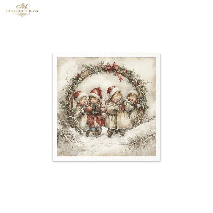 Papier de Riz Un Noël de Rêve x 6 RSM187