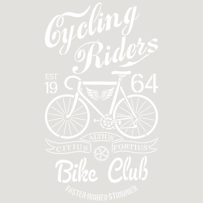 Pochoir Vélo Club