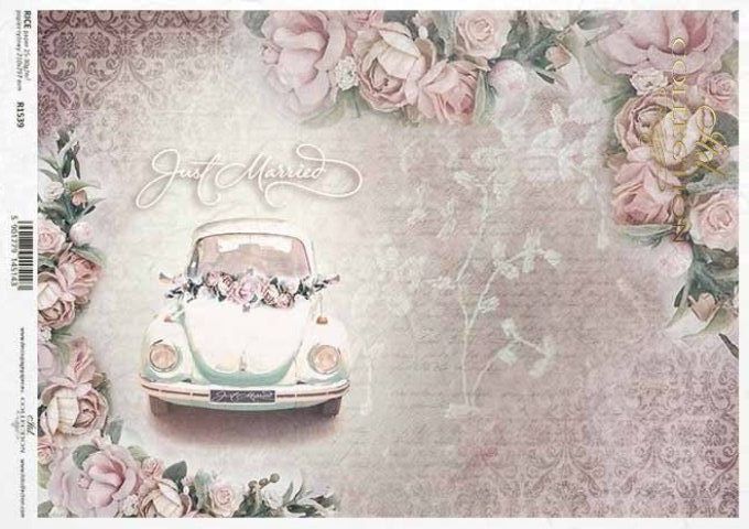 Papier de Riz Mariage R1539